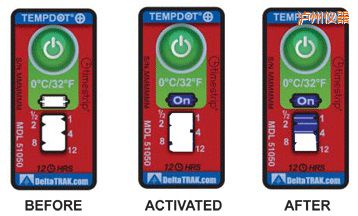 瀘州溫度指示標(biāo)簽 累計(jì)上升時(shí)間/溫度的標(biāo)簽